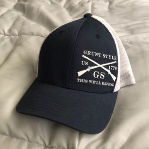 Grunt Style Navy and white hat